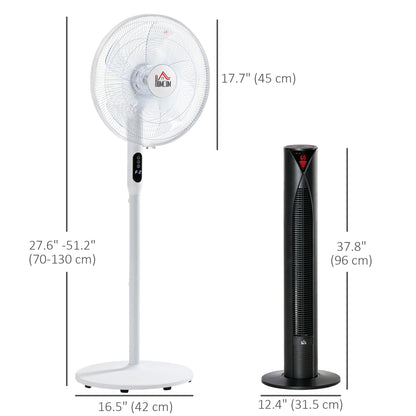 Ensemble ventilateurs tour et sur pied avec télécommande