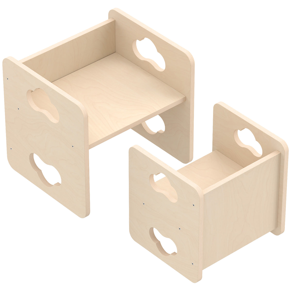 Ensemble table et chaise Montessori pour tout-petit
