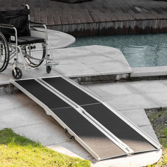 Rampe d'accès pliable 240 cm capacité 270 kg