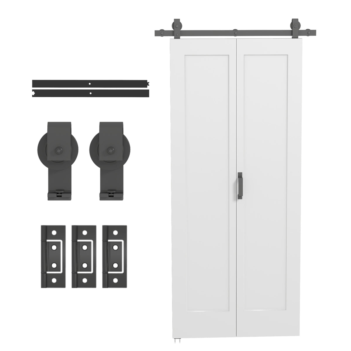Porte coulissante pliante 35 po x 83 po