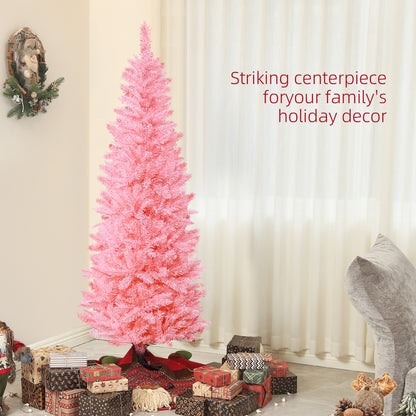 Sapin Noël Artificiel Mince 6 pi — Vert