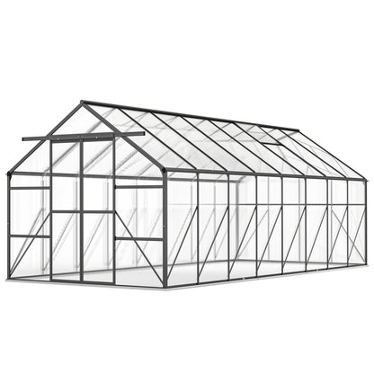 Serre de jardin polycarbonate 488 x 244 cm avec porte coulissante