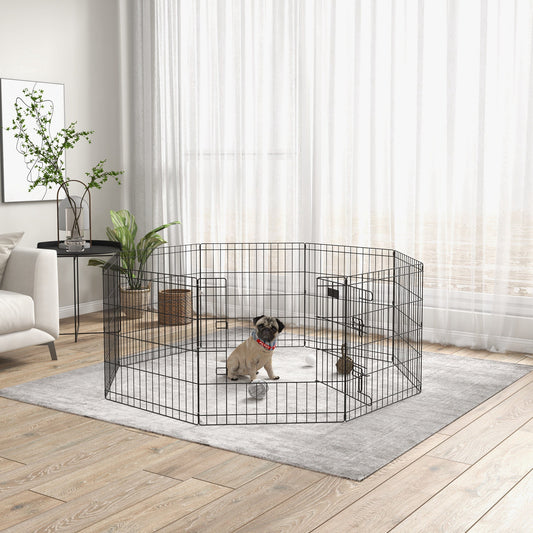 Parc d'exercice pliable pour animaux 8 panneaux