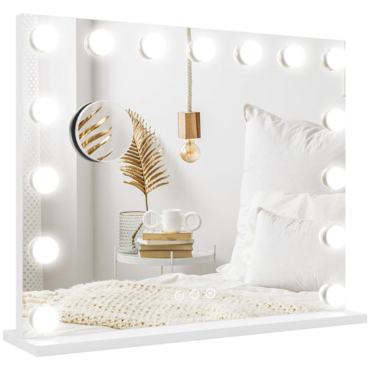Miroir de maquillage Hollywood DEL 3 modes d'éclairage