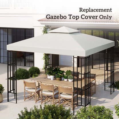Toile de remplacement gazebo deux niveaux 3 x 3 m
