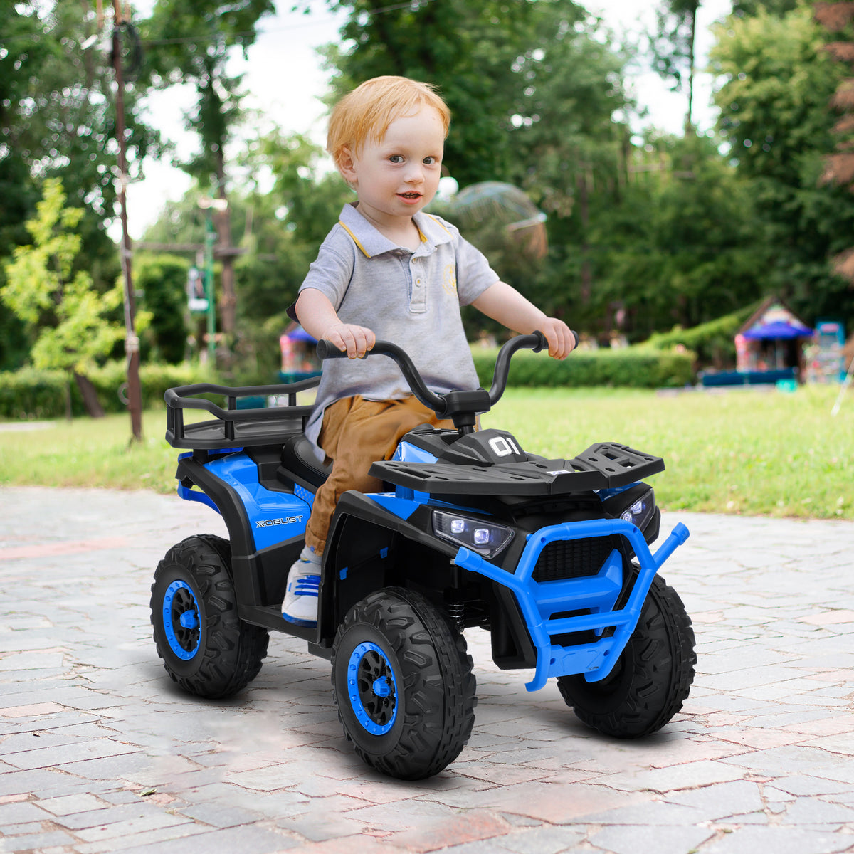 VTT électrique pour enfants 12V avec suspension
