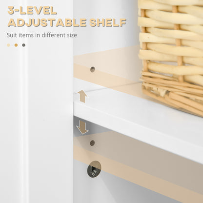 Buffet de rangement avec tiroir et portes ajustables