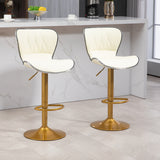 Tabourets de bar hauteur comptoir ajustables ensemble de 2