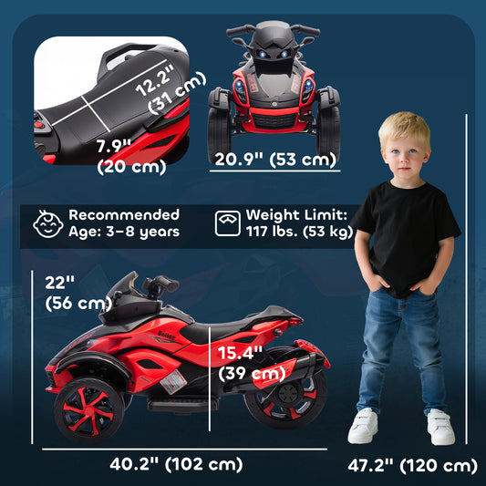VTT électrique enfant 12V double moteur suspension LED