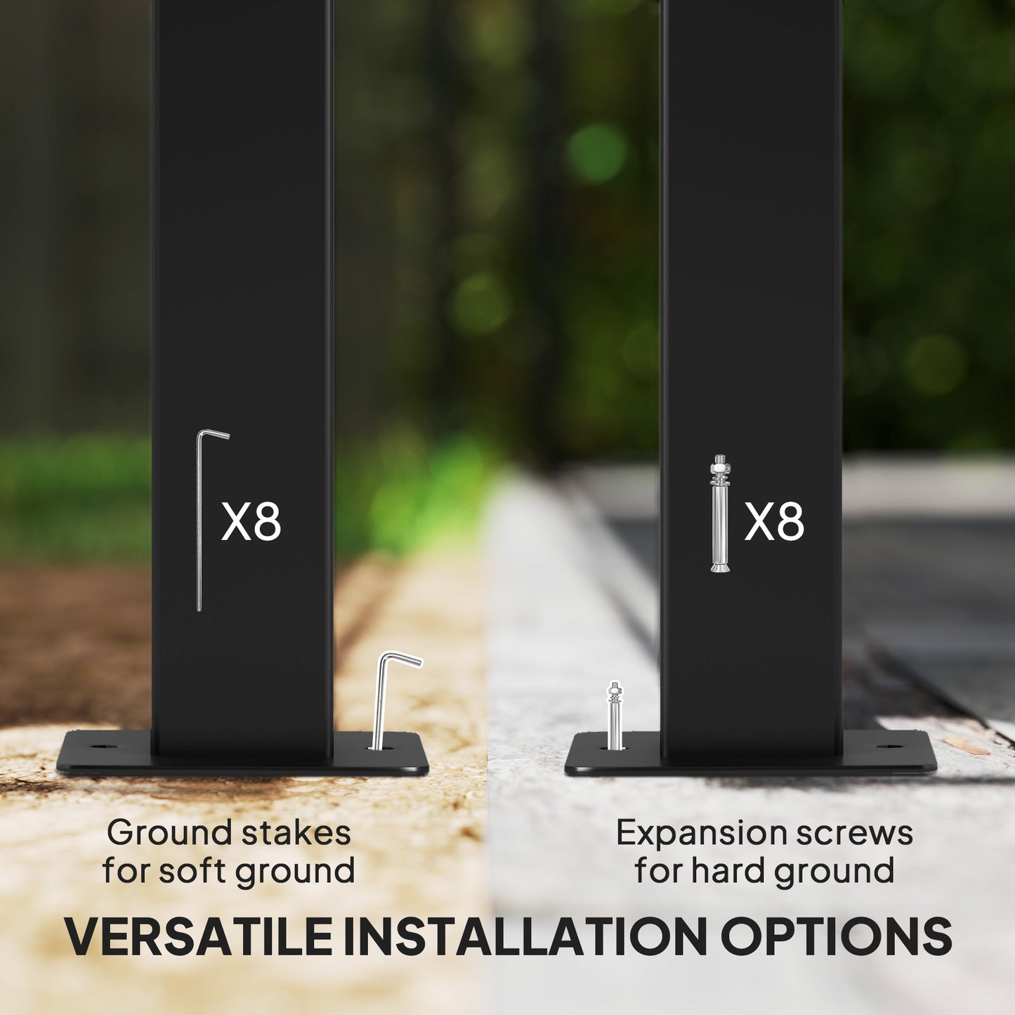 Pergola métallique autoportante avec toit rétractable UPF30+