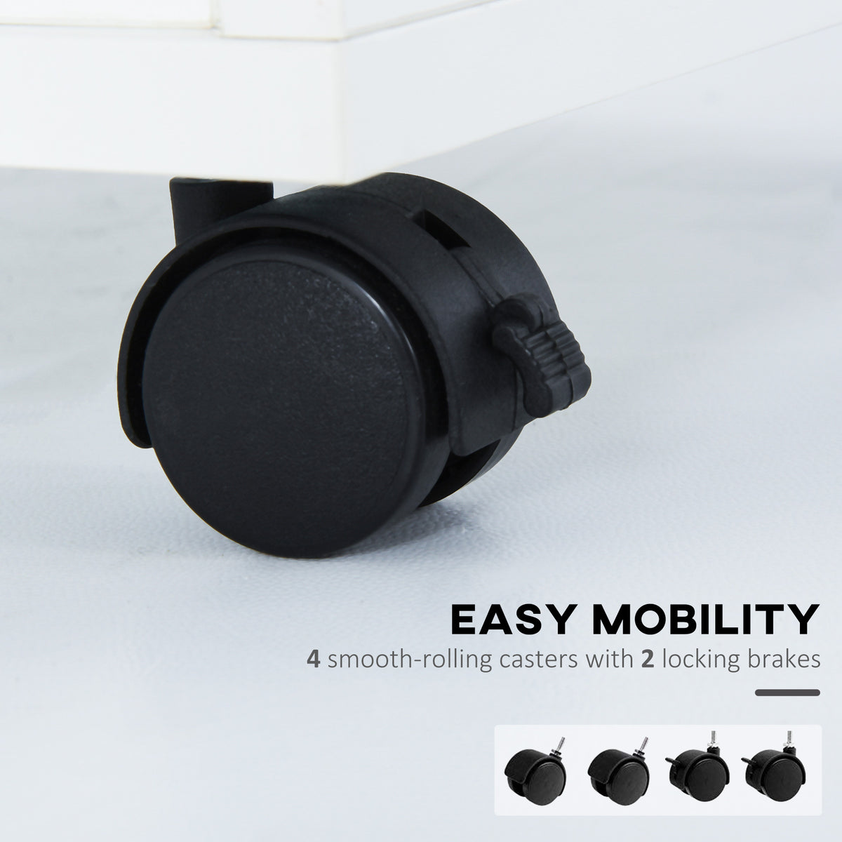 Classeur mobile compact avec tablette et tiroir