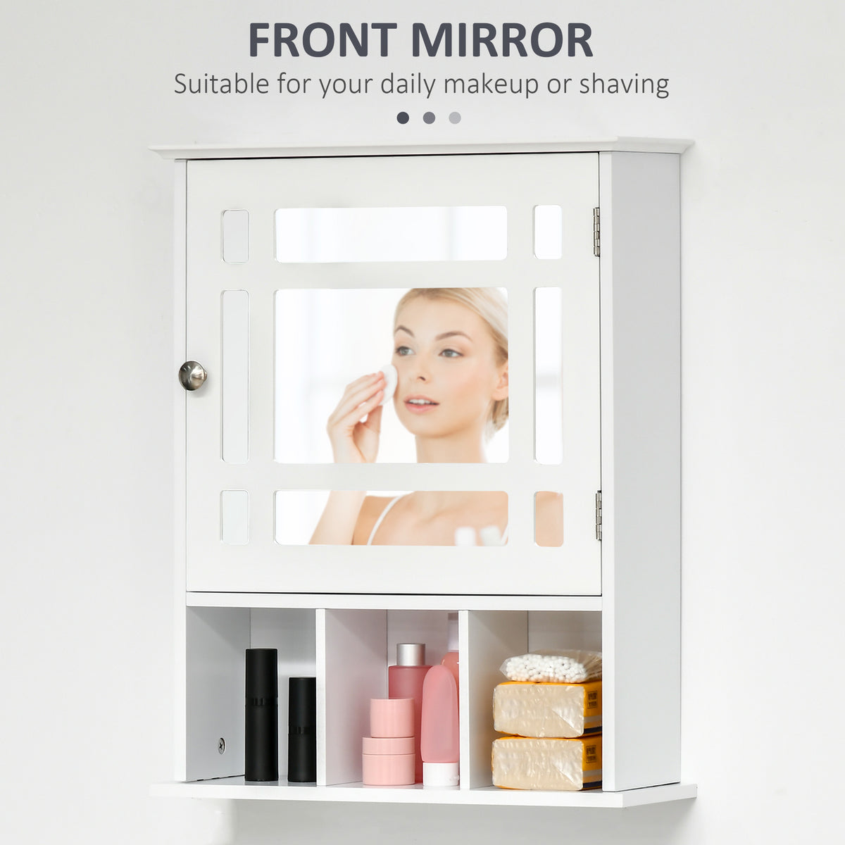 Armoire à pharmacie murale avec miroir