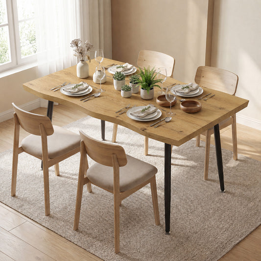 Table à manger style nordique 110 x 70 cm