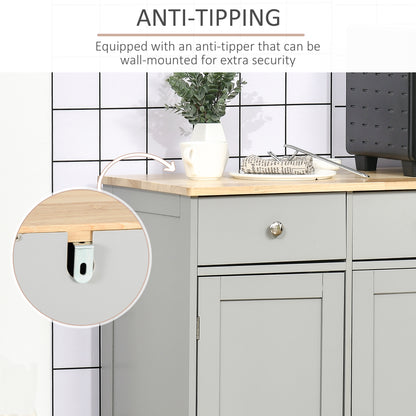 Buffet moderne avec rangement tiroirs et tablettes ajustables