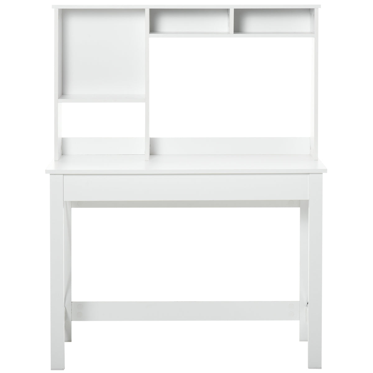 Bureau d'ordinateur avec huche de rangement