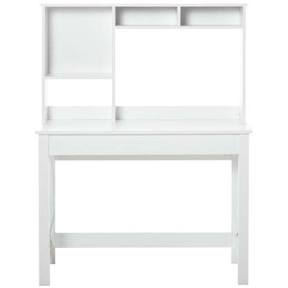 Bureau d'ordinateur avec huche de rangement