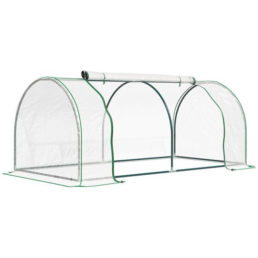 Serre portable mini 183x91x79cm protection plantes — Transparente