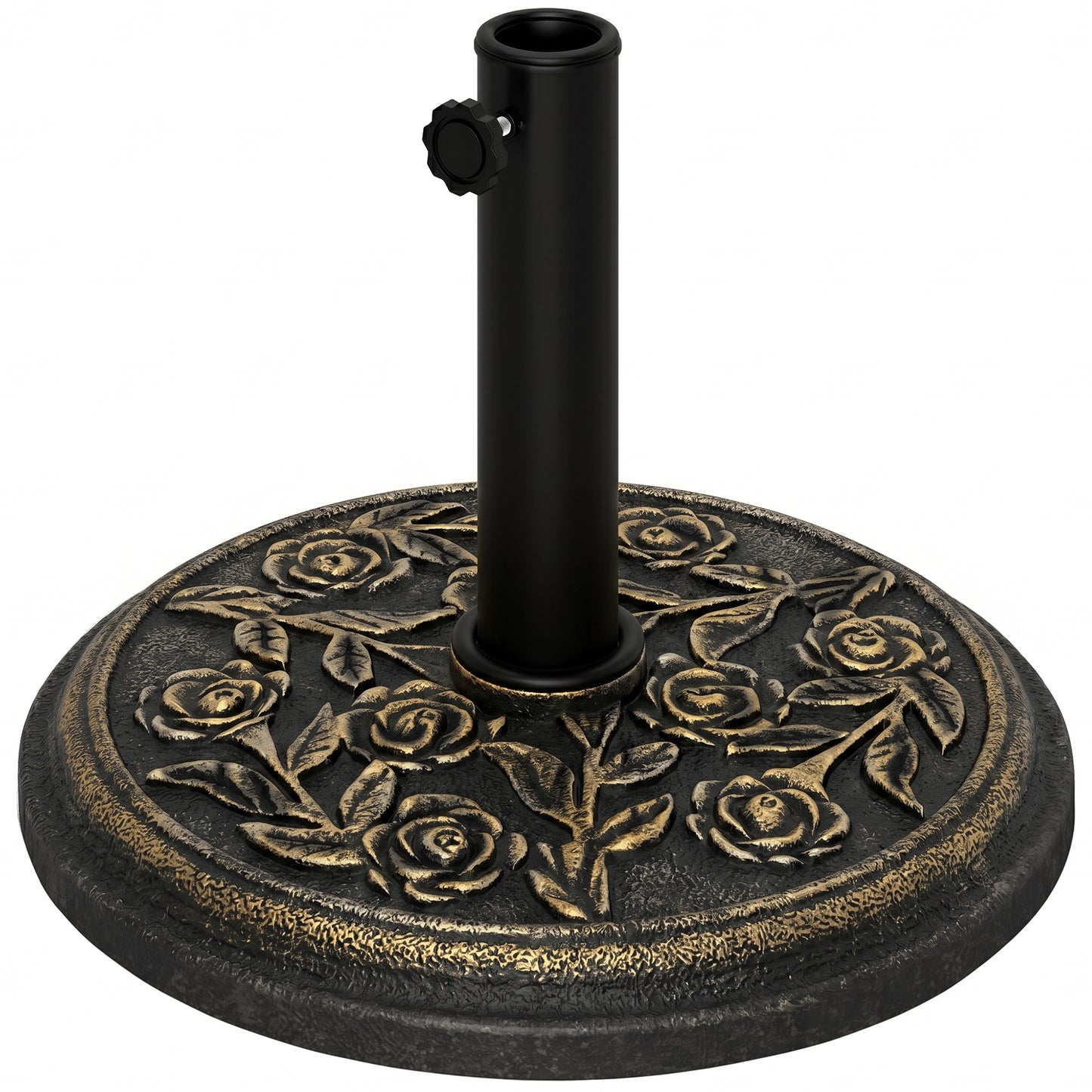 Socle de parasol en ciment rond 20 kg résistant