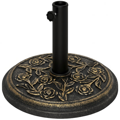 Socle de parasol en ciment rond 20 kg résistant