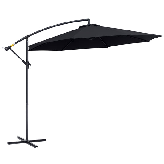 Parasol déporté rotatif 10 pi — Canopée résistante UV
