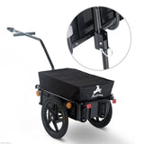 Remorque cargo vélo roues gonflables grande capacité
