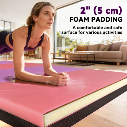 Tapis de gymnastique pliable en mousse