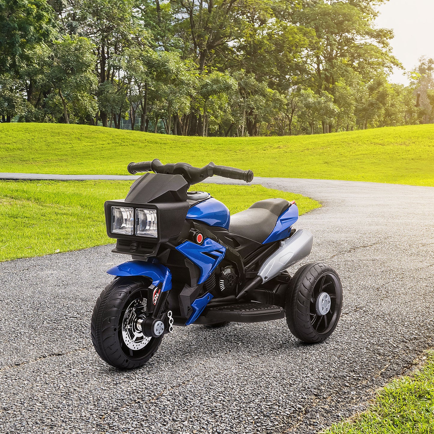 Moto électrique pour enfants 6V avec pédales musique phares