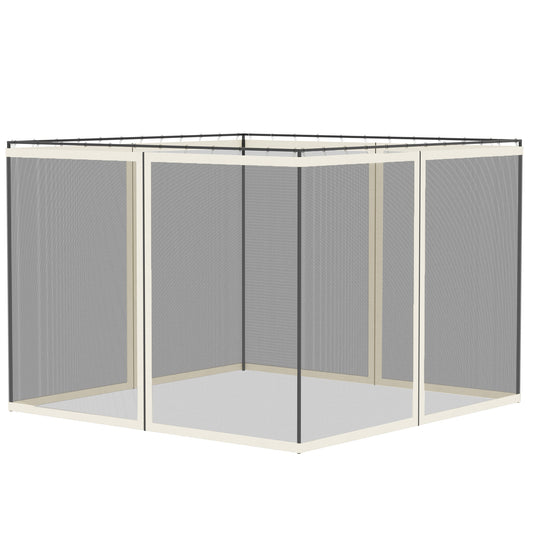 Moustiquaire de remplacement pour gazebo 3 x 3,6 m