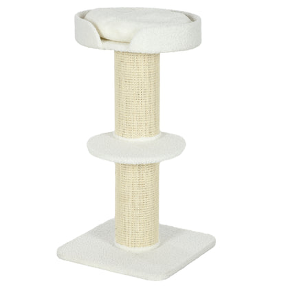 Arbre à chat multiétage avec griffoir en sisal et lit