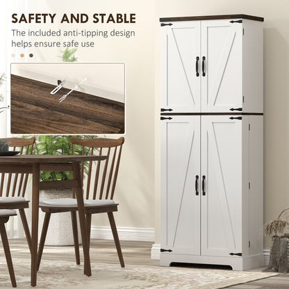 Armoire de cuisine haute avec clayettes ajustables
