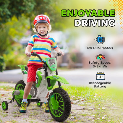 Moto électrique enfant 12V roues amovibles