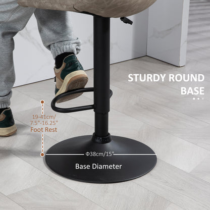 Tabourets de bar ajustables pivotants ensemble de 2