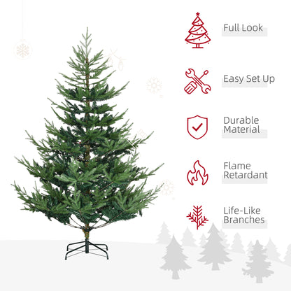 Sapin de Noël artificiel 6 pi base métal