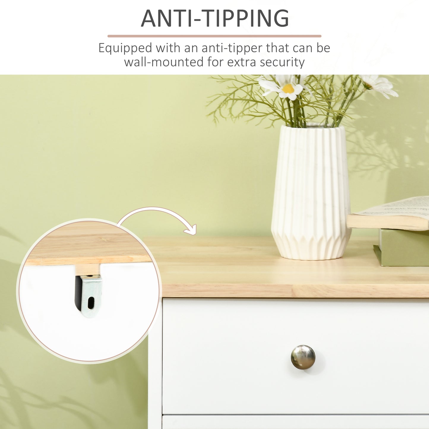 Buffet moderne avec rangement tiroirs et tablettes ajustables