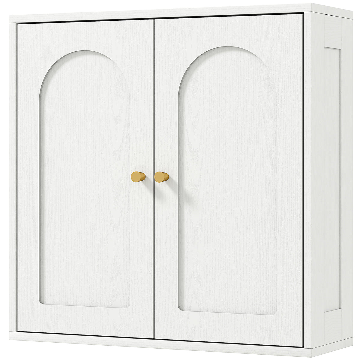 Armoire de toilette murale moderne à deux portes arquées