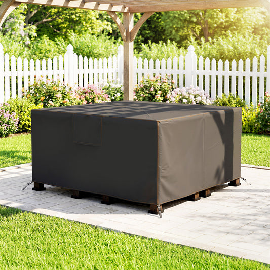 Housse de mobilier de patio imperméable 420D — Noir