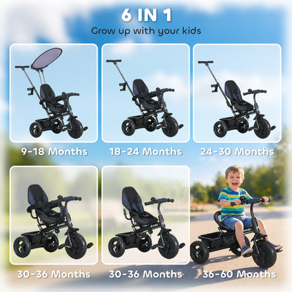 Tricycle évolutif 6-en-1 pour tout-petits