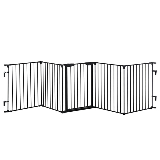 Parc pour chien pliable Aosom avec porte - Intérieur petits/moyens chiens