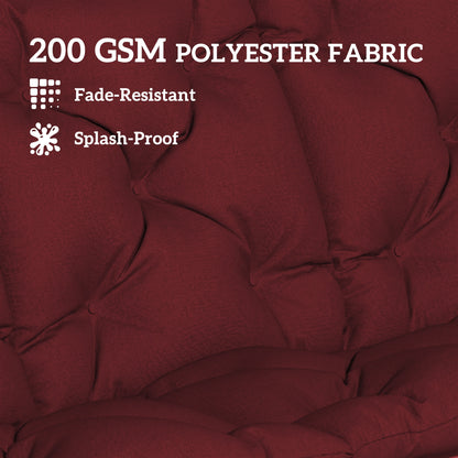 Coussin de banc extérieur hydrofuge trois places