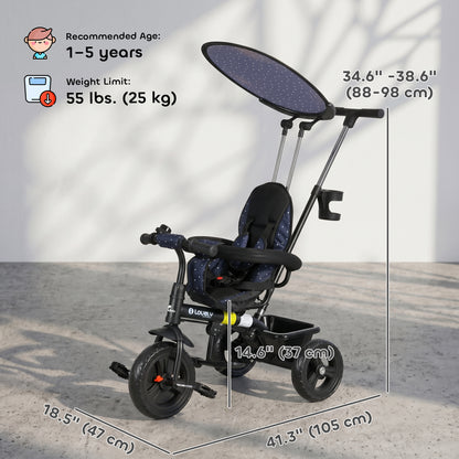 Tricycle évolutif 6-en-1 pour tout-petits