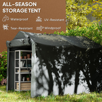 Abri de rangement extérieur résistant aux UV — Gris foncé