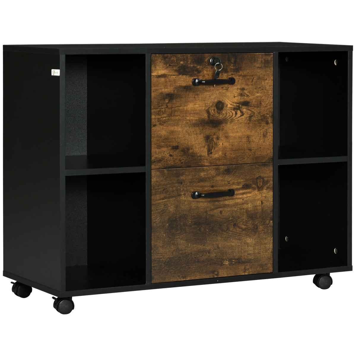 Caisson de bureau mobile et verrouillable