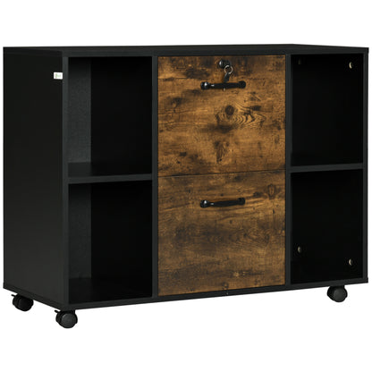 Caisson de bureau mobile et verrouillable