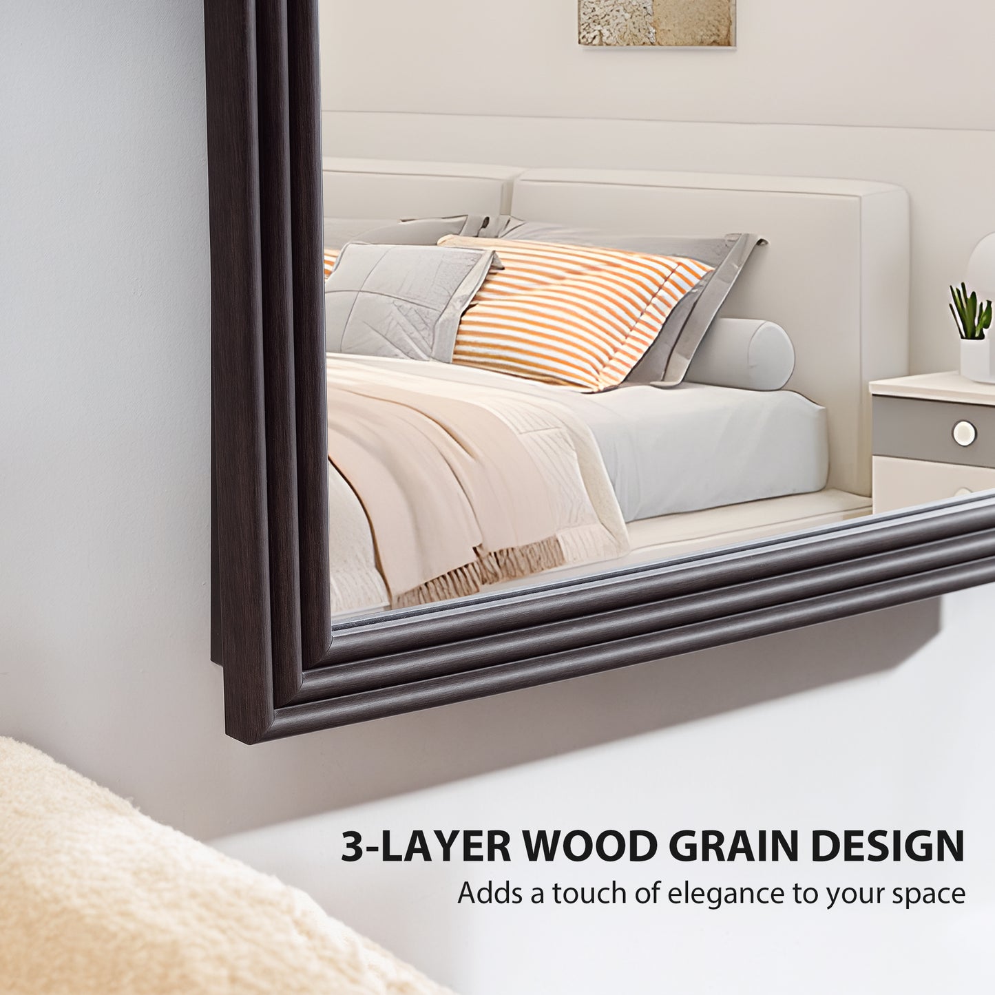 Miroir pleine longueur arqué sur pied 163 cm