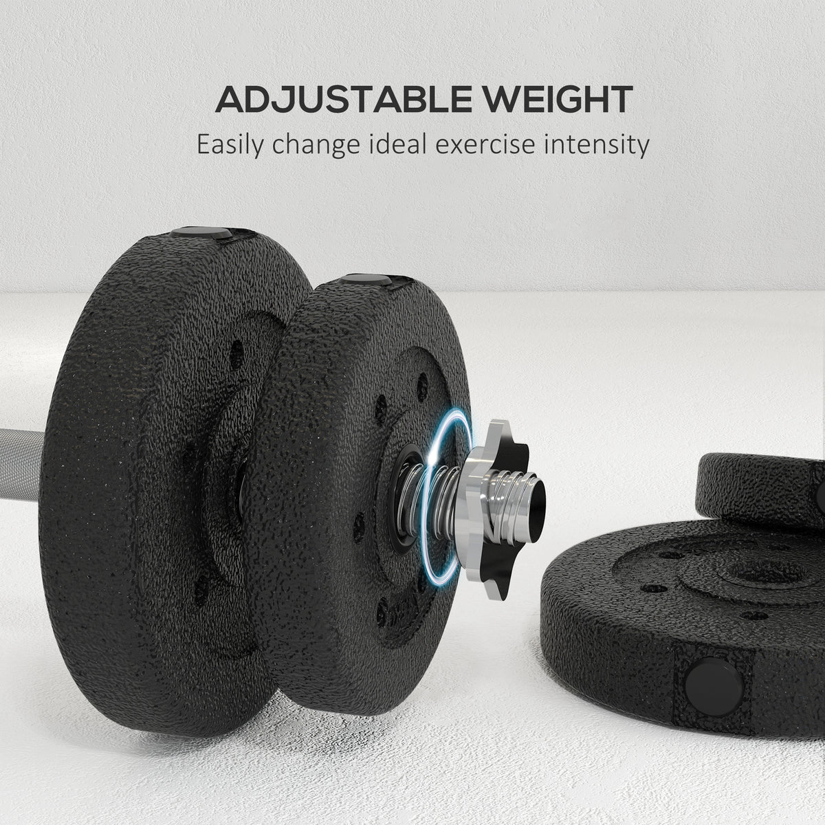 Haltères ajustables 30 kg — Lot de 14