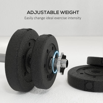 Haltères ajustables 30 kg — Lot de 14