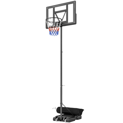 Panier de basketball sur pied réglable 134–305 cm