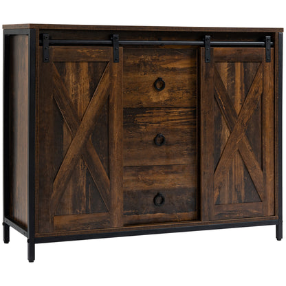 Buffet de cuisine industriel style rustique