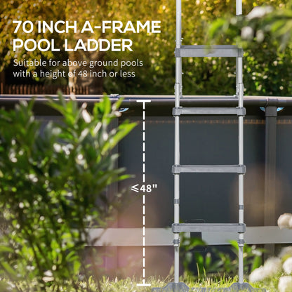 Échelle de piscine hors-terre 122 cm hauteur