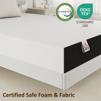 Matelas mousse à mémoire de forme gel rafraîchissant 20 cm